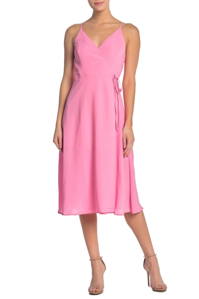 Shop Re:named Apparel Re: Named Apparel Annie Midi Dress In Pink