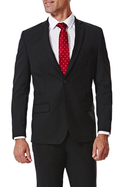 Haggar J.m.  4-way Stretch Slim Fit Suit Separate Jacket In Black