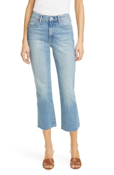Shop Trave Colette High Waist Crop Flare Jeans In Stayin Alive