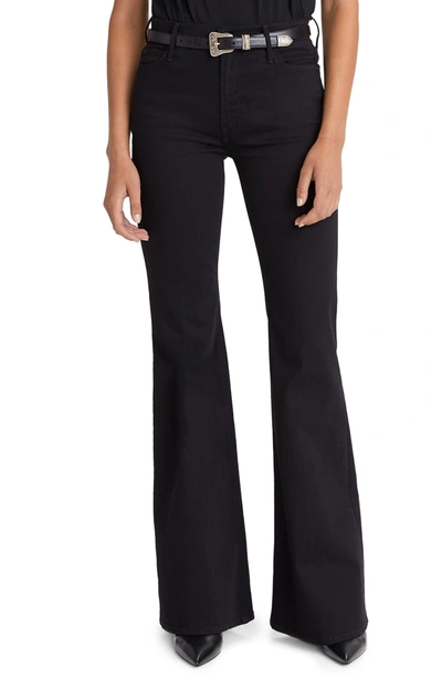 Shop Mother The Doozy Flare Trousers In Not Guilty