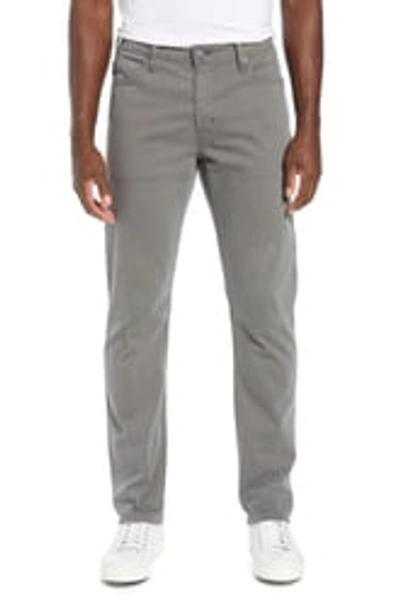 Shop Ag Everett Sud Slim Straight Fit Pants In Stone Grey (soy)
