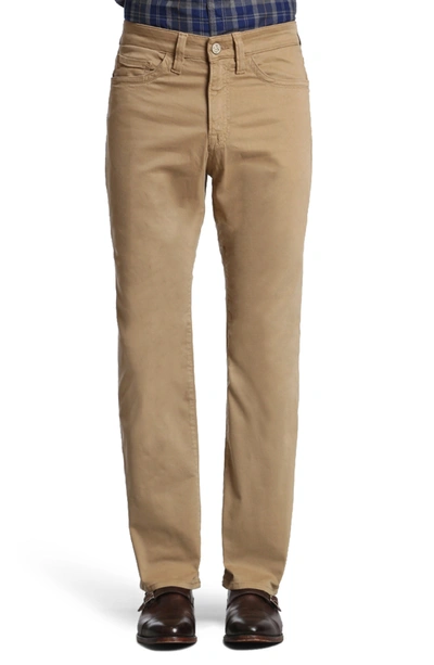 Shop 34 Heritage Charisma Relaxed Fit Twill Pants In Khaki Memphis