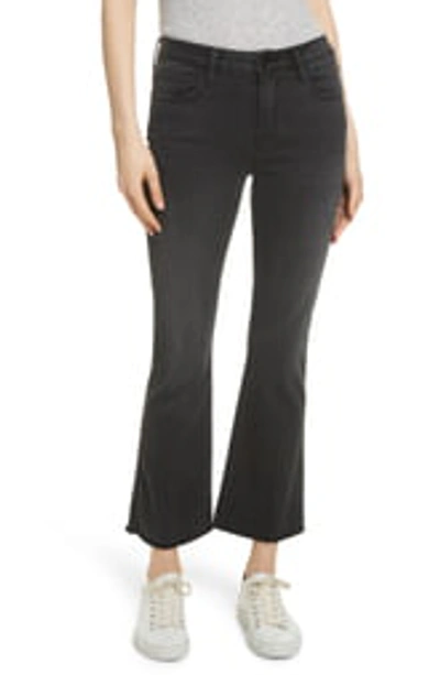 Frame Le Mid Rise Cropped Bootcut Jeans In Kerry In Kerry