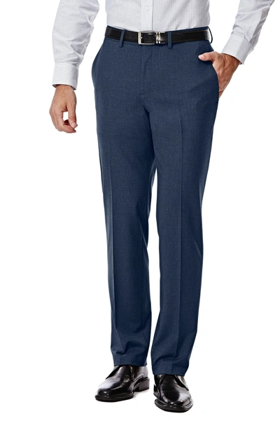 Shop Haggar J.m.  4-way Stretch Slim Fit Flat Front Suit Separate Pant In Blue
