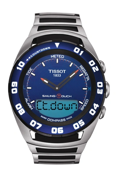 Shop Tissot Men's Sailing-touch Bracelet Watch