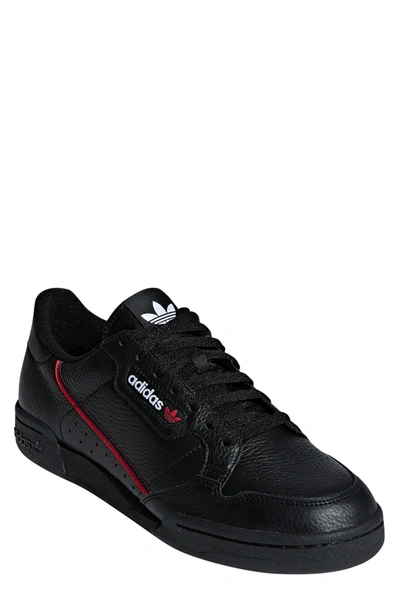 Shop Adidas Originals Continental 80 Sneaker In Cblack/sca