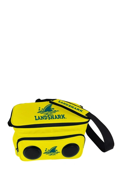 Soft Cooler With Bluetooth Speakers In Yellow Green