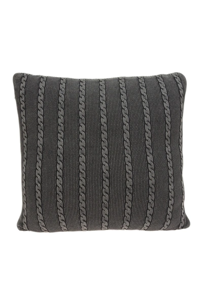 Parkland Collection Chico Transitional Pillow In Charcoal