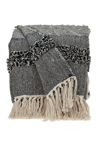 Parkland Collection Palak Eclectic Beige 52" X 67" Woven Handloom Throw In Beige