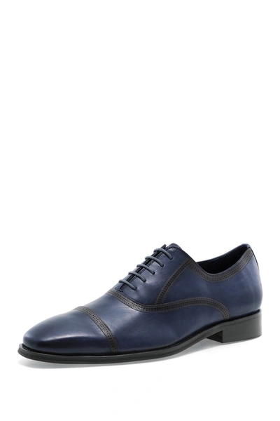 Shop J75 By Jump Mccrae Cap Toe Oxford In Navy