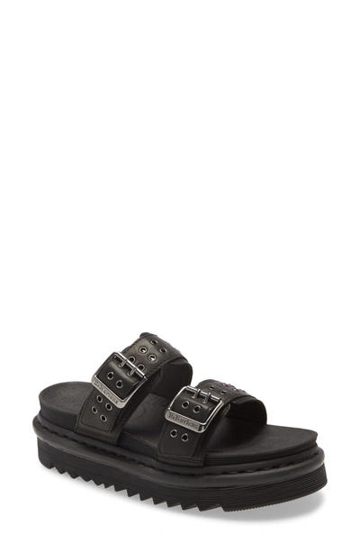 Shop Dr. Martens' Myles Hardware Sandal In Black Temperley