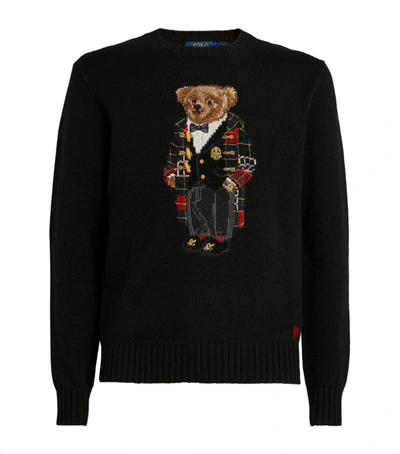 Polo Ralph Lauren Men's Big & Tall Duffel Bear Sweater In Holiday Bear |  ModeSens