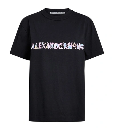Shop Alexander Wang Logo T-shirt
