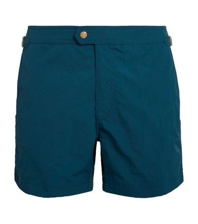 Shop Tom Ford Buttoned Swim Shorts