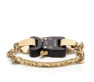 Shop Alyx Buckle Bracelet In Gold