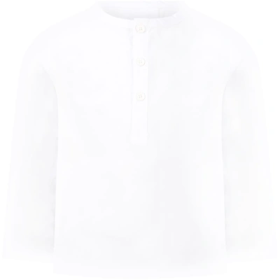 Shop Douuod White Shirt For Boy With Logo