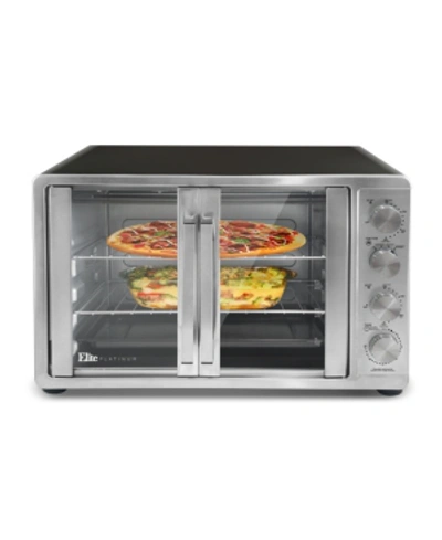 Shop Elite Platinum Elite Gourmet French Door Convection Toaster Oven In Stainless Steel