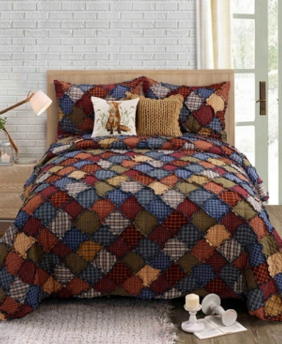 Shop American Heritage Textiles Blue Ridge Quilt 3 Piece Set, Queen In Multi