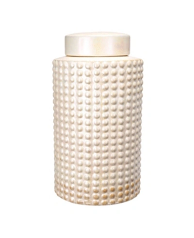 Shop Ab Home Keane Jar With Lid In White