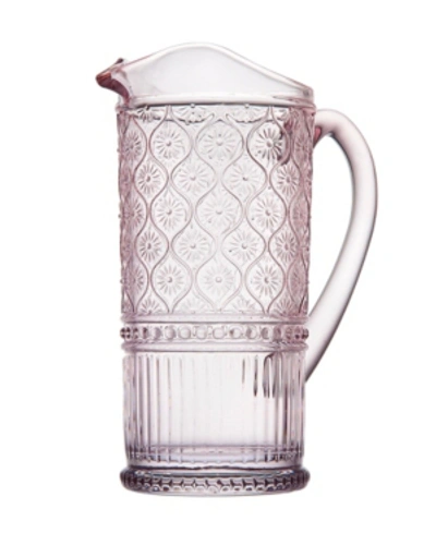 Godinger Claro Pitcher In Pink