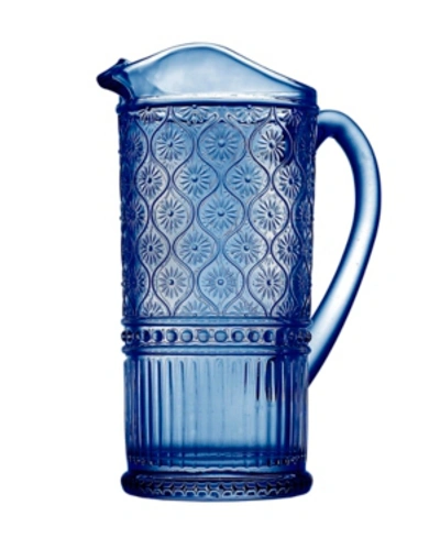 Godinger Blue Claro Pitcher In Blue