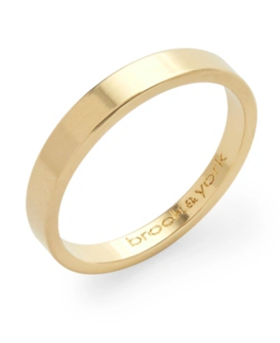 Shop Brook & York Riley Thin Ring In Gold-tone