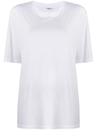 Shop Filippa K Clara Plain T-shirt In White