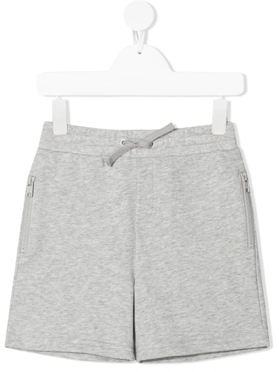 Shop Stella Mccartney Drawstring Track Shorts In Grey