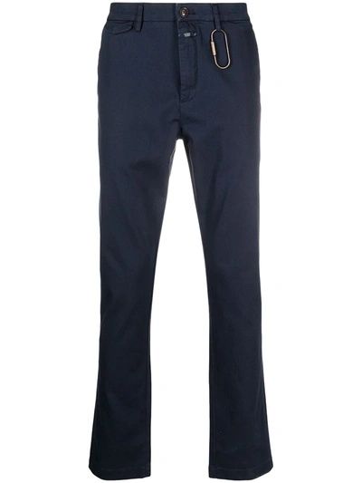 Shop Closed Straight-leg Chinos In Blue