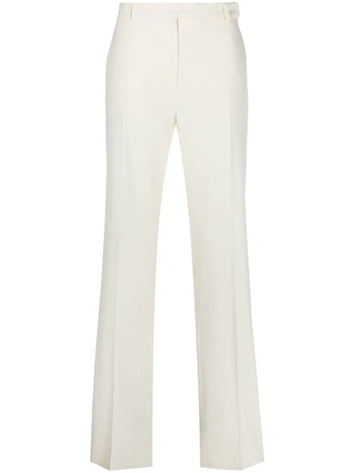 Shop Ports 1961 Pressed-crease Tailored Trousers In Neutrals