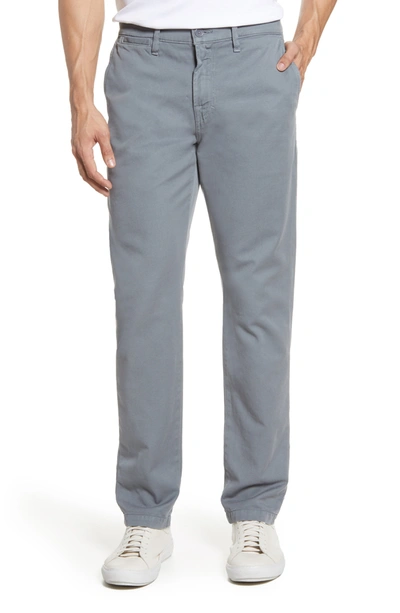 Shop 7 For All Mankind Adrien Go-to Chino Pants In Medium Grey