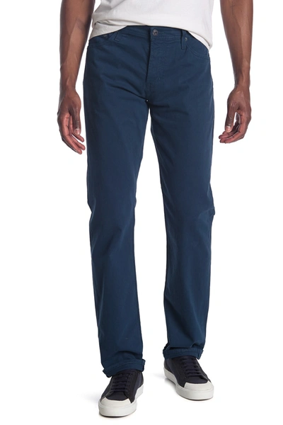 Shop Ag Everett Slim Straight Jeans In Deep Abyss