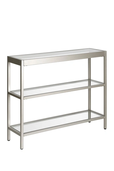 Shop Addison And Lane Alexis 36" Satin Nickel Console Table