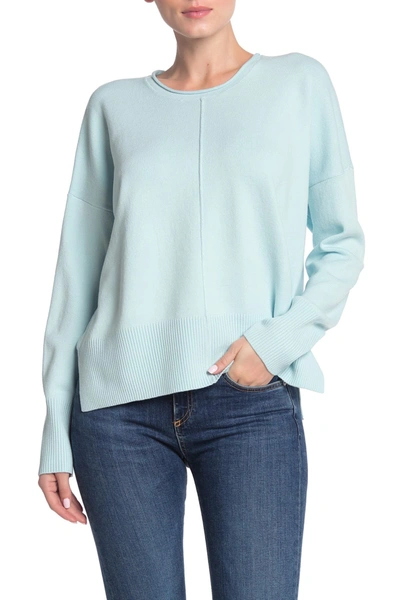 Shop French Connection Scoop Neck Long Sleeve Sweater In Morning Fr