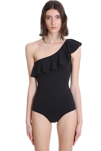 Shop Isabel Marant Sicilya Beachwear In Black Polyester