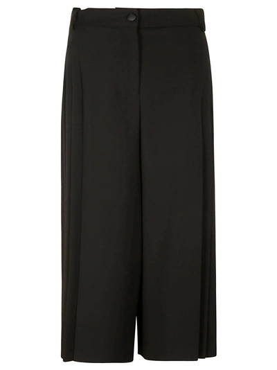 Shop Dolce & Gabbana Side Pleated Trousers In Black