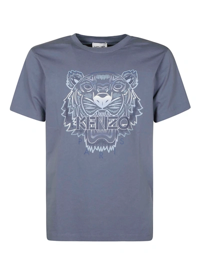 Shop Kenzo Gradient Tiger Classic T-shirt In Ivory