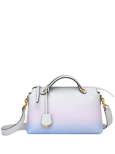 Shop Fendi Medium By The Way Tote Bag In Grey