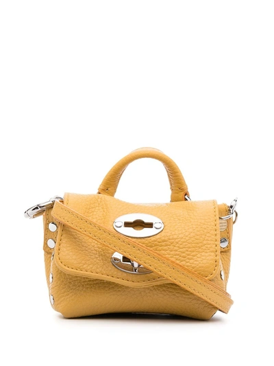 Shop Zanellato Micro Postina Crossbody Bag In Yellow