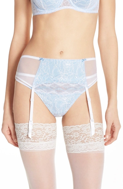 Shop B.tempt'd By Wacoal B.sultry Lace Garter Belt In Bridal Whi