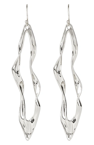 Shop Alexis Bittar Sculptural Earrings In Silver