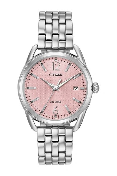 Shop Citizen Women's Standard Stainless Steel Eco-drive Watch In Silver-tone