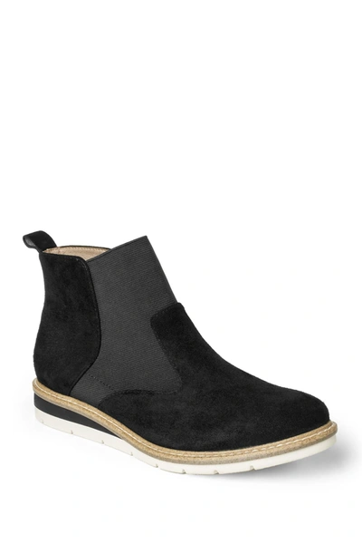 Shop Adam Tucker Apollo Bootie In Blk Suede