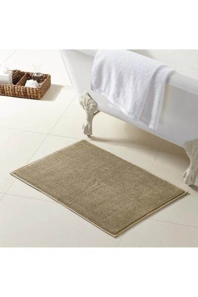 Modern Threads Turkish Cotton Reversible Bath Rug In Oatmeal