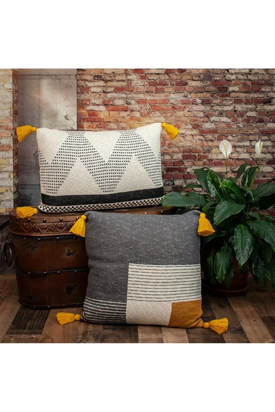 Shop Parkland Collection Fedrik Transitional Grey Throw Pillow