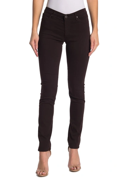 Shop Ag Prima Ankle Skinny Jeans In Shutter Brown