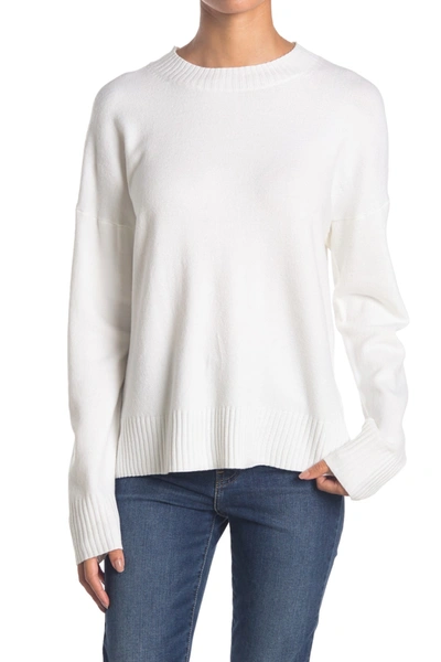 Shop French Connection Miri Crew Neck Sweater In Winter Whi