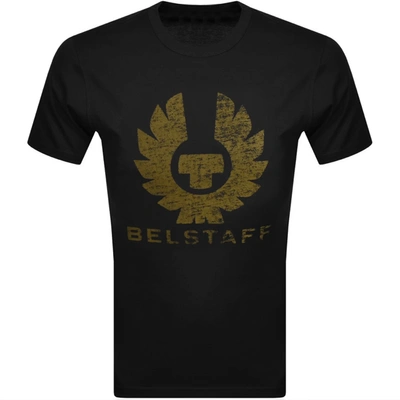 Shop Belstaff Logo T Shirt Black