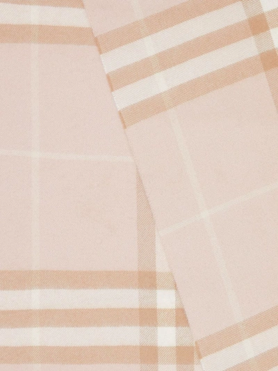 Shop Burberry Scarves In Pale Blush
