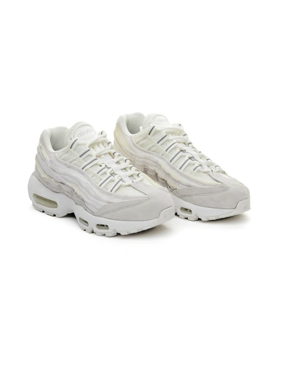 Shop Comme Des Garçons White Nike Air Max 95 Sneakers